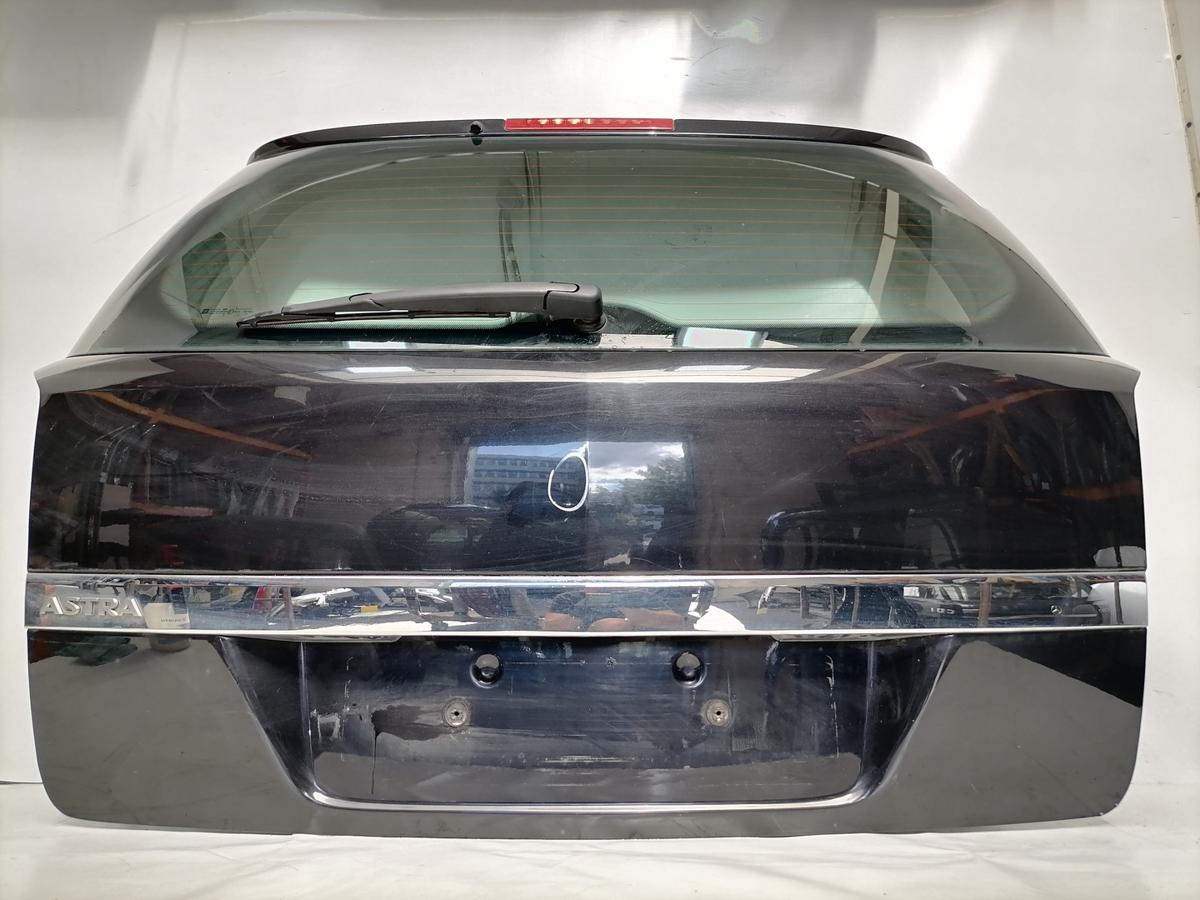 Opel Astra H original Heckklappe mit Heckscheibe Z20R Saphirschwarz Kombi Bj.2009
